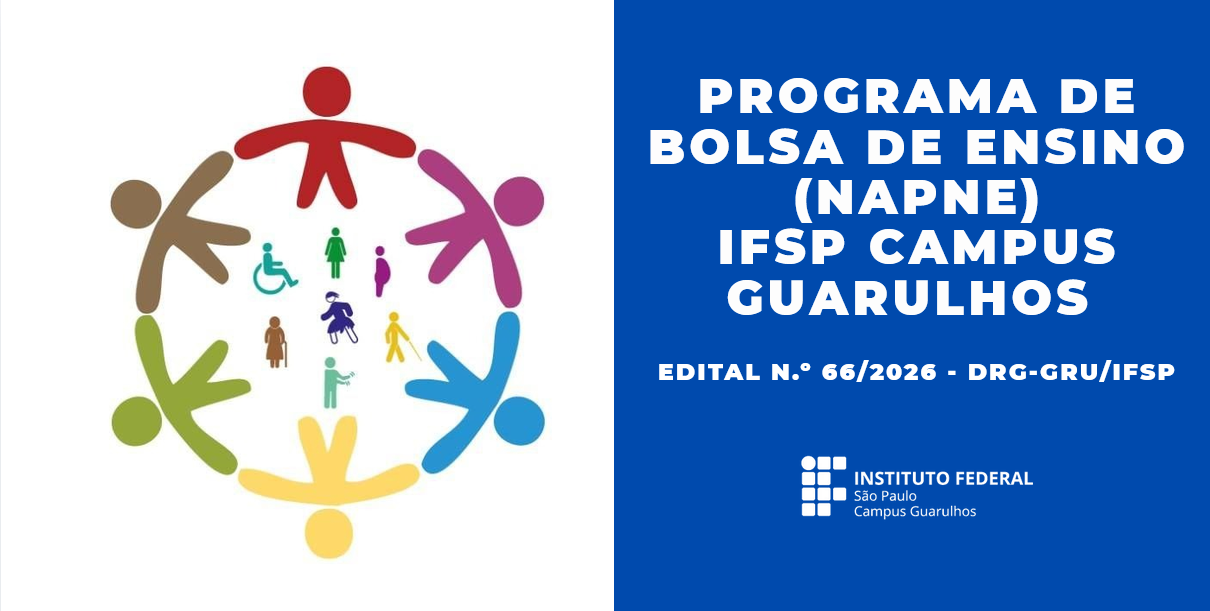 Banner PGM Bolsa Ensino NAPNE Edital 66 2026
