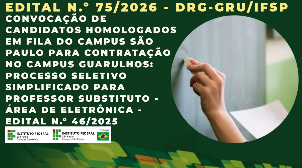 Banner PSS Edital 75 2026 Fila SPO