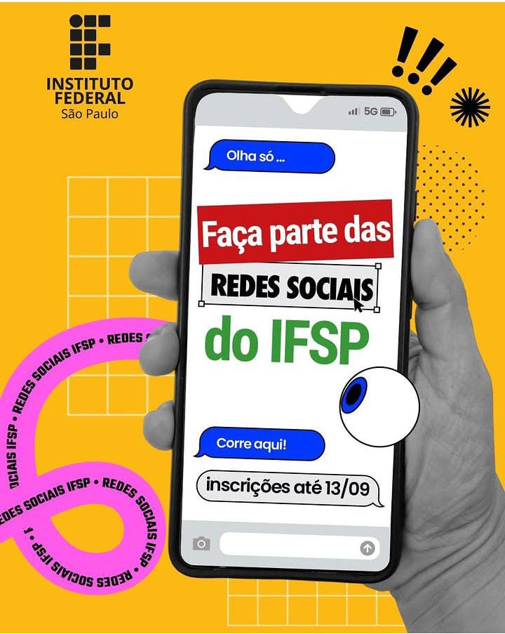 Redes sociais IFSP