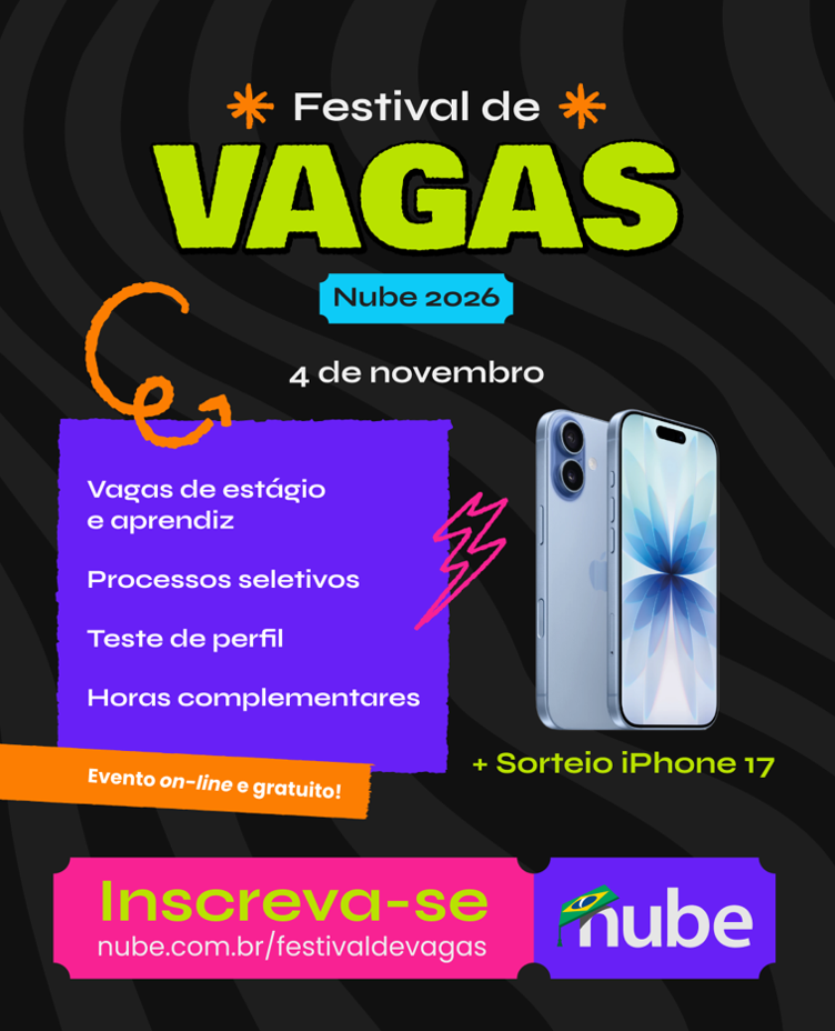 preto post oficial festival de vagas nube 2026 feed