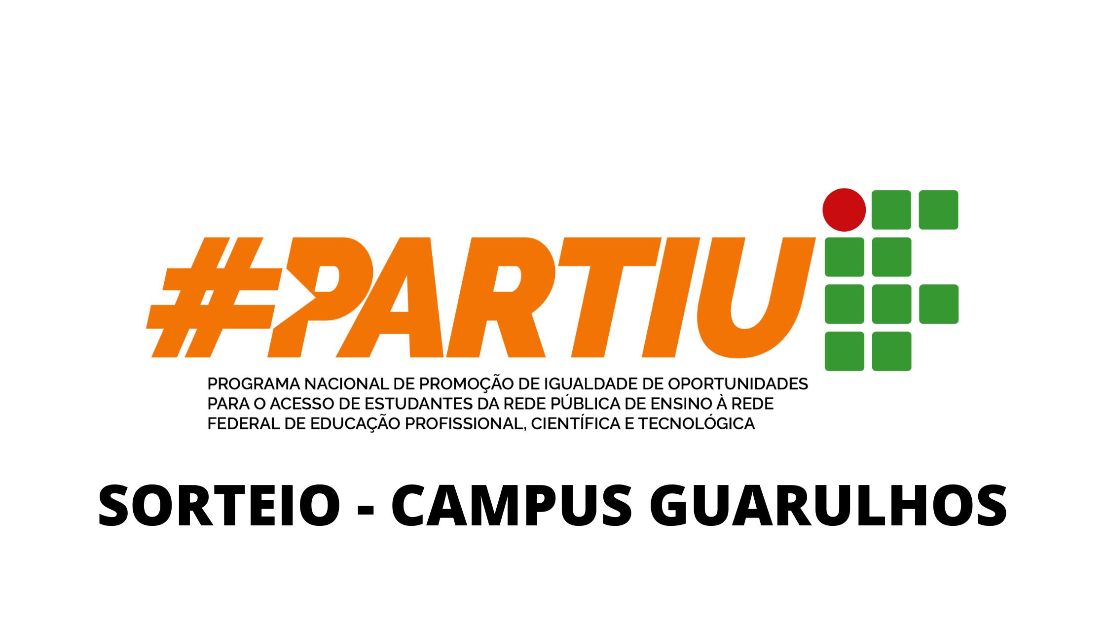 Partiu IF: assista ao sorteio eletrônico entre todos os candidatos com inscrição deferida 