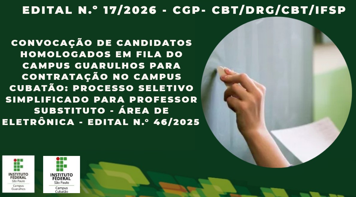 Banner Edital CBT