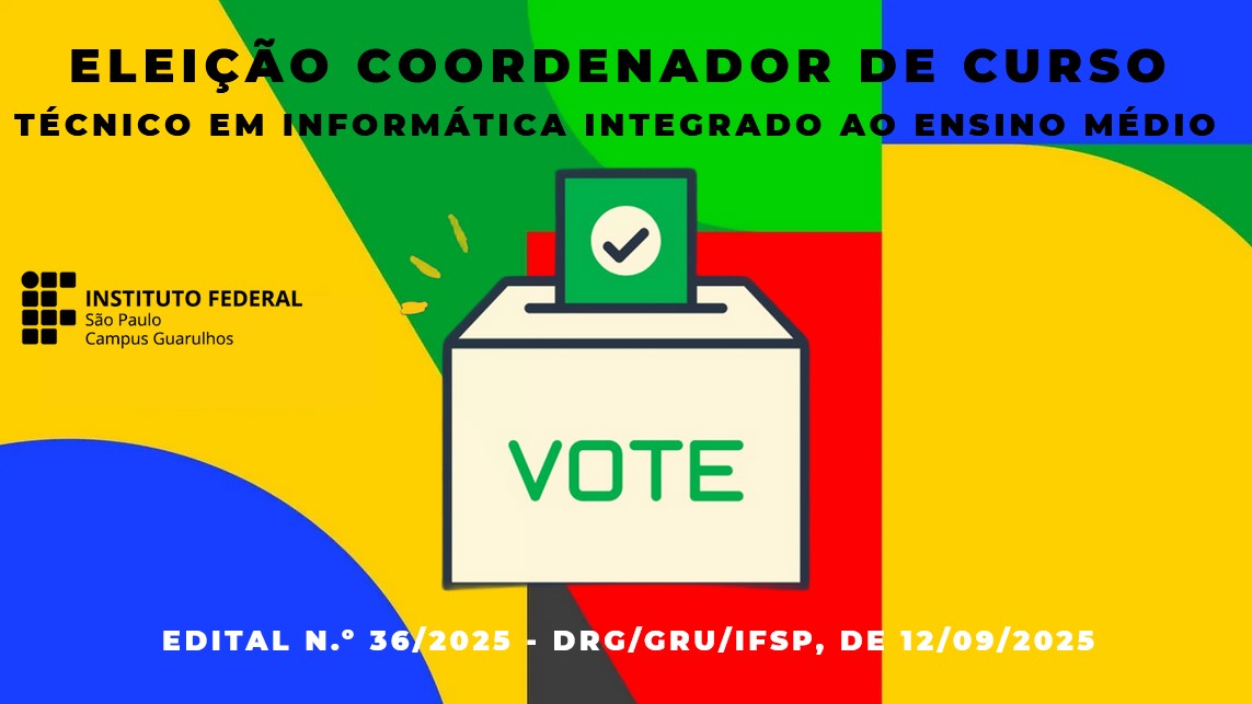 Banner Eleicao Coordenador FCC INFO