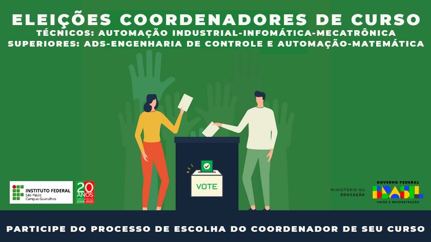 Campus Guarulhos deflagra processo eleitoral para escolha dos coordenadores de curso para o período 2025-2027 