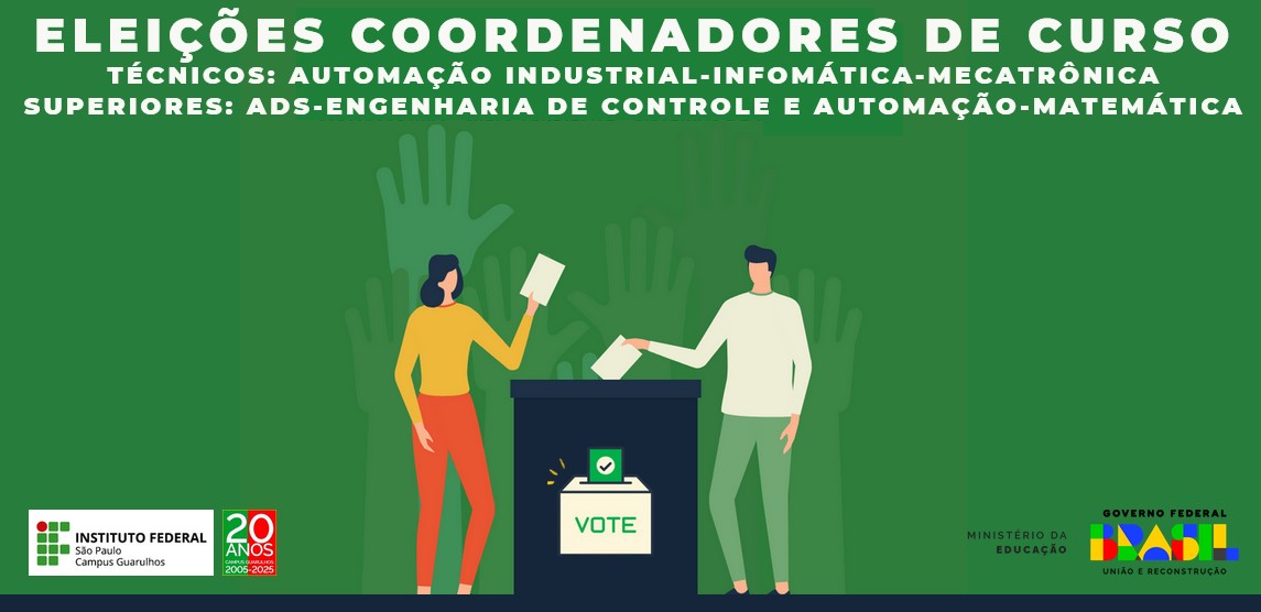 Campus Guarulhos finaliza processo eleitoral para escolha dos coordenadores de curso para o período 2025-2027 