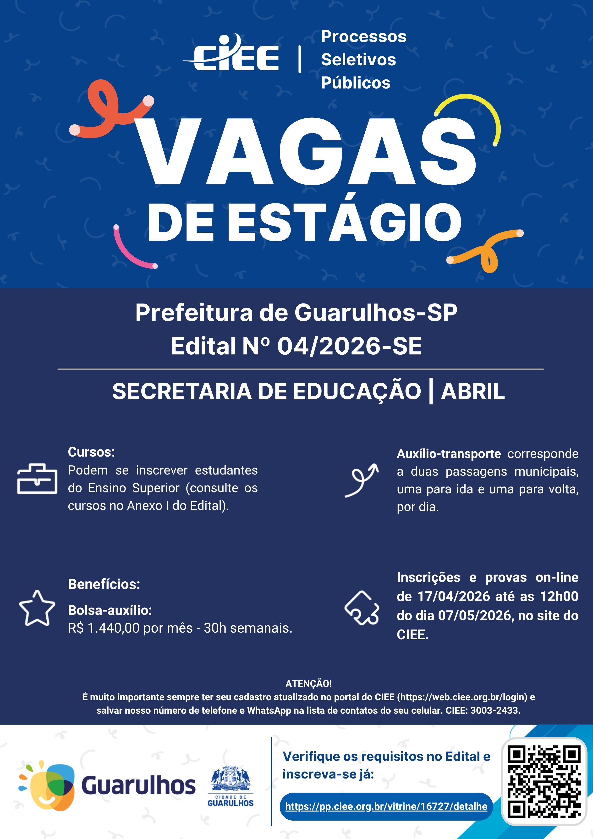 CARTAZ Prefeitura de Guarulhos SP