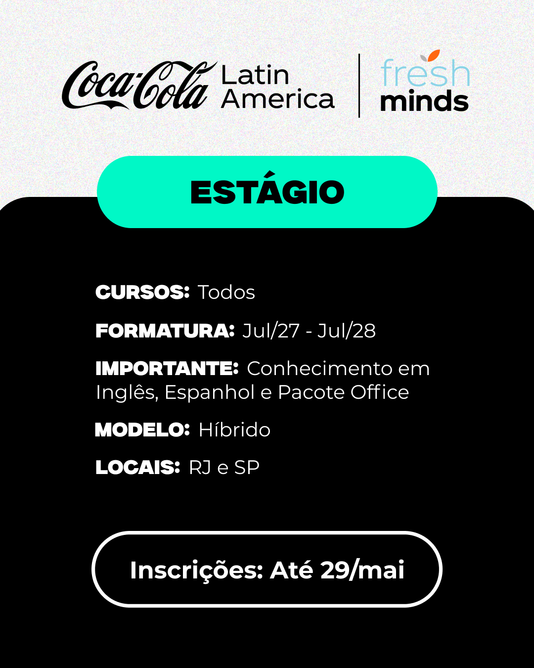 Estagio Coca Cola