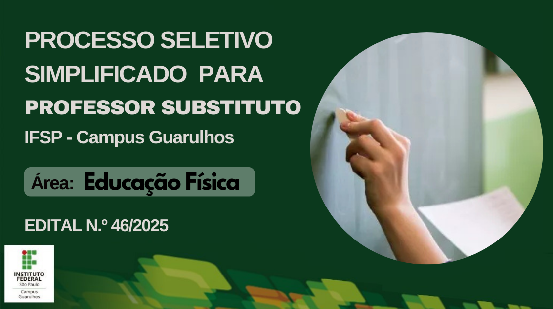 Edital 46 2025 Educacao fisica