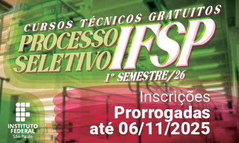 Processo seletivo para cursos técnicos: inscrições prorrogadas até 06/11/2025! 