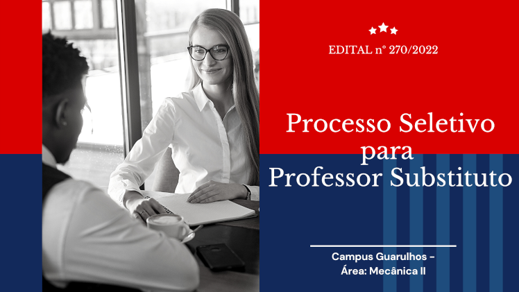 Processo Seletivo para Professor Substituto - Mecânica II - CLASSIFICAÇÃO FINAL