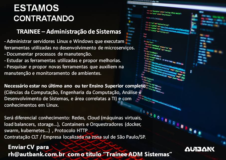 TRAINEE ADM SISTEMAS